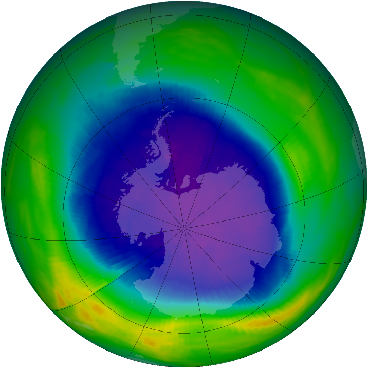 Ozone Map 1991-10-01